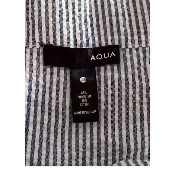 Aqua Top Women XS Striped Off the Shoulder Long Sleeve with Bell Sleeve‎ and Bow - Picture 6 of 12